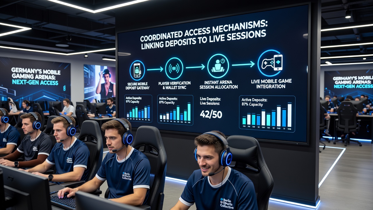 Darstellung von koordinierten Zugangsmechanismen zwischen Einzahlungen und Live-Sessions auf mobilen Geräten in deutschen Gaming-Arenen