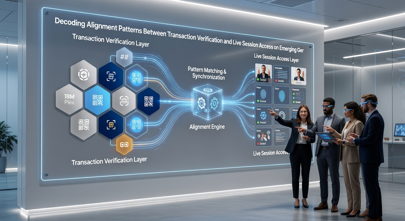 Darstellung von Synchronisationsprozessen zwischen Verifizierung und Sitzungszugriff
