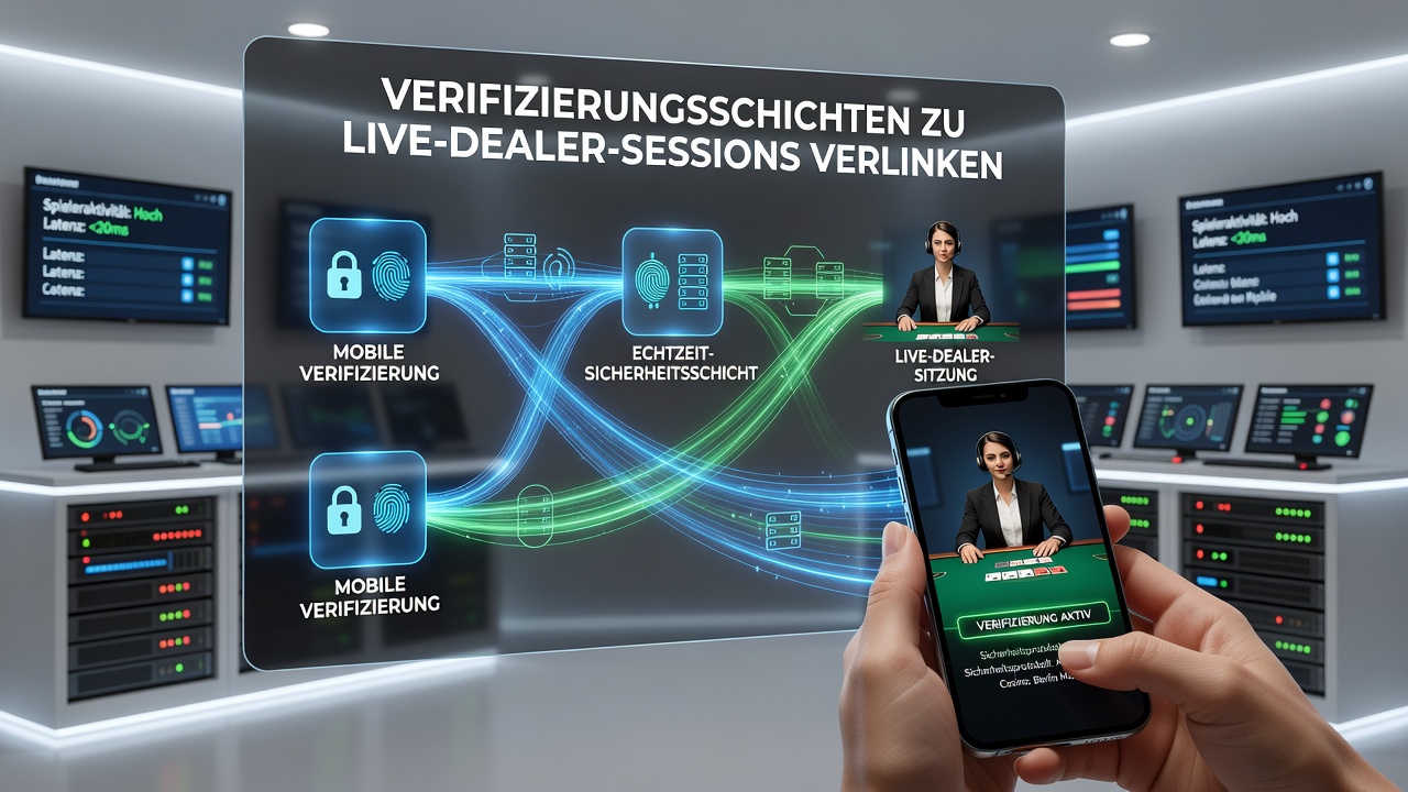 Mobile Verifizierungsschichten während Live-Dealer-Sitzungen