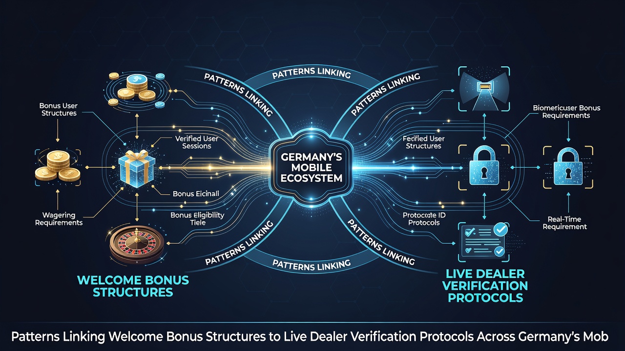 Diagramm der Verifizierungsprotokolle und Bonusflüsse in einer deutschen mobilen Casino-Plattform